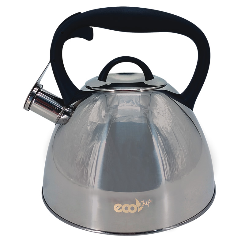 Eco Chef 2.7L Stainless Steel Whistling Kettle - Image 2